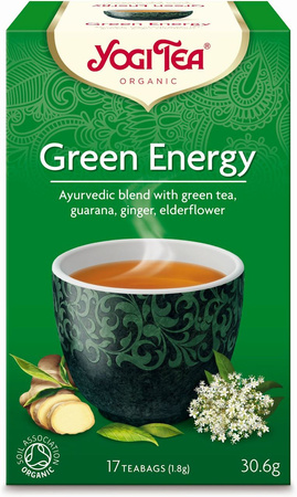 Tè verde Green Energy Biologico (17 x 1,8 g) 30,6 g – Yogi Tea