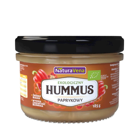 Hummus al peperone Biologico 185 g – Naturavena
