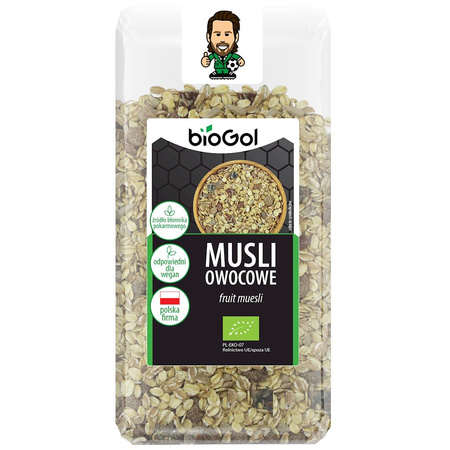 Muesli alla frutta biologico 300 g – Biogol
