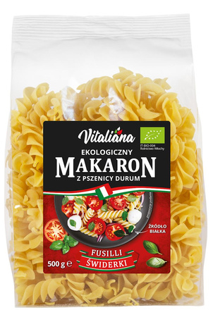 Fusilli di grano duro biologici 500 g - Vitaliana