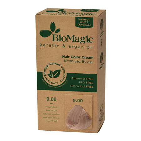 Tinta per capelli biondo chiarissimo (9.00) 250 g - BioMagic