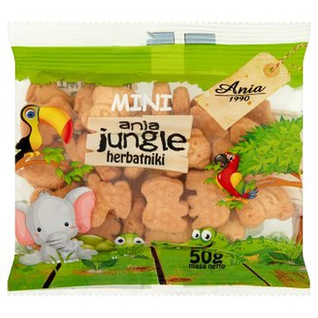 Biscotti mini jungle 50 g – Ania Bio