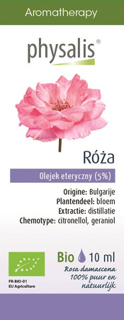 Olio essenziale di rosa damascena (roos) bio 10 ml