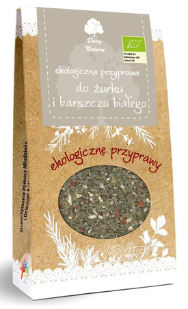 Condimento Biologico per zuppa acida di segale e borsch bianco 50 g – Dary Natury