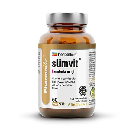 Slimvit per il controllo del peso integratore alimentare 60 capsule 29,56 g – Pharmovit