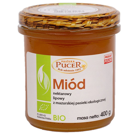 Miele di tiglio biologico 400 g – Pucer