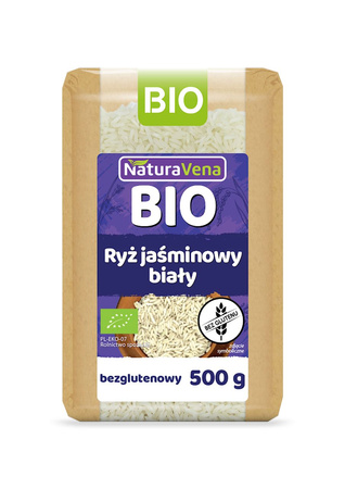 Riso gelsomino bianco senza glutine biologico 500 g – Naturavena