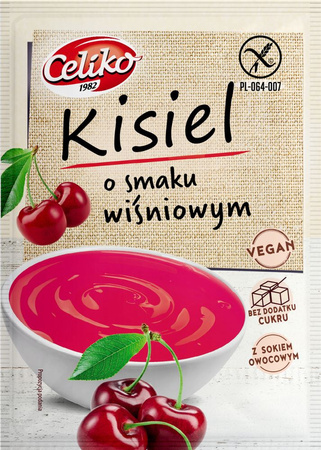 Gelatina di ciliegie senza glutine, Celiko senza zucchero, 40 g