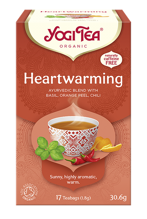 Tè riscaldante biologico (Heartwarming) (17 x 1,8 g) 30,6 g – Yogi Tea