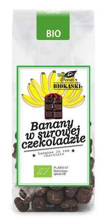 Banane al cioccolato crudo Biologico 100 g – Bio Planet