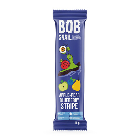 SET 30 x Snack senza zucchero a base di mela, pera e mirtillo 14 g