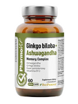 Ginkgo biloba + Ashwagandha Complesso Memoria integratore alimentare 60 capsule – Pharmovit