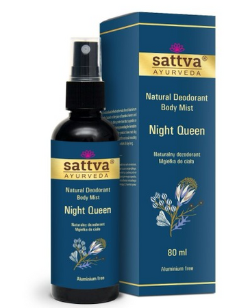 Deodorante - nebbia per il corpo regina della notte 80 ml - Sattva (ayurveda)