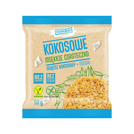 Biscotto al cocco + mandorle senza zuccheri aggiunti 50 g