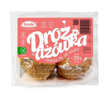 Lievito tipo challah senza glutine (2 pezzi) 120 g - INCOLA