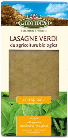 Lasagne di semola agli spinaci Biologico 250 g – La Bio Idea