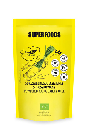 Succo d'erba d'orzo giovane in polvere Biologico integratore alimentare 150 g – Bio Planet
