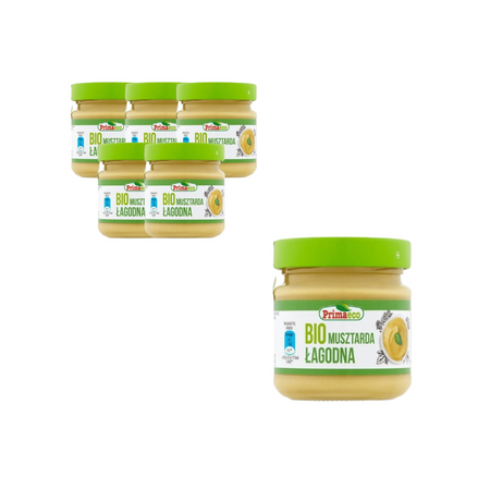 SET 6 x Senape dolce bio 170 g