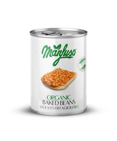 Fagioli bianchi in salsa di pomodoro bio 400 g/ 240 g