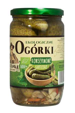 Cetrioli sottaceto biologici alla Kartuska 670 g – Od Zenka Tradycyjnie