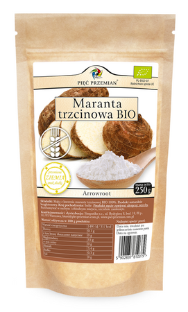 Fecola di maranta senza glutine Biologico 250 g – Pięć Przemian (Five Transformations)