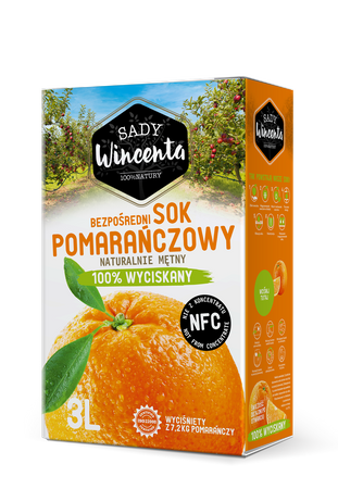 Frutteti Wincenta 100% succo d'arancia nfc 3 l
