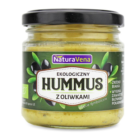 Hummus alle olive Biologico 185 g – Naturavena
