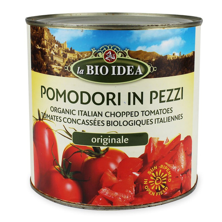 Pomodori a fette senza pelle BIO 2,5 kg (1,5 lbs) - Horeca