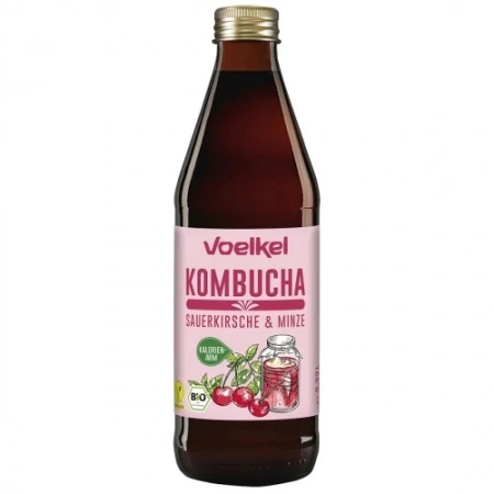 SET 6 x Kombucha ciliegia-menta BIO 330 ml