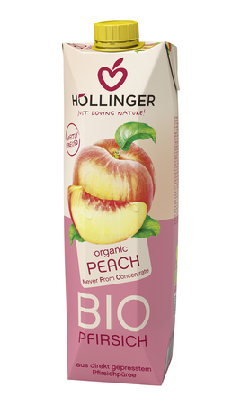 Nettare di pesca bio 1 l - Hollinger