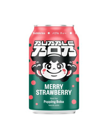 Popping Bubble Tea fragola 330 ml – Bubble Bob
