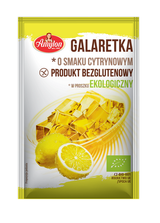 Gelatina al limone senza glutine Biologica 40 g – Amylon