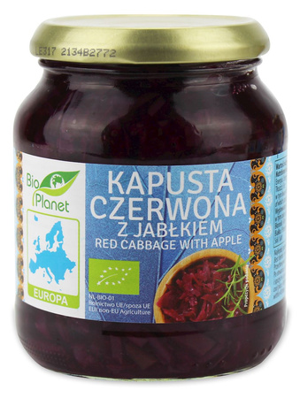 Cavolo rosso con mela BIO 340 g - Bio Planet
