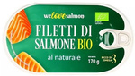 Filetto di salmone al naturale Biologico 170 g/100 g – We Love Salmon