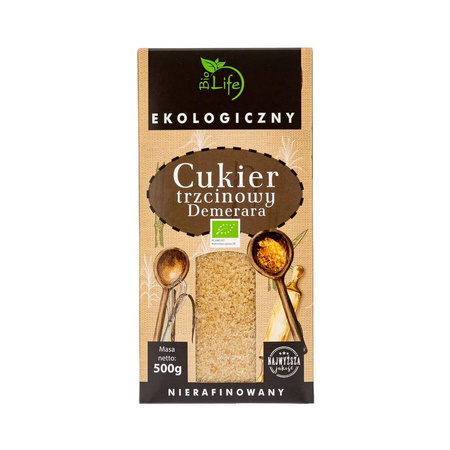 Zucchero di canna integrale 500 g - BioLife
