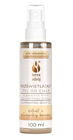 Gel corpo illuminante 100 ml (Serie alla torba) - Terra Zdrój