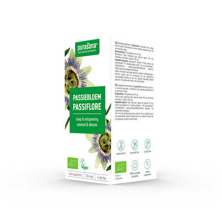 Passiflora (passiflora) integratore alimentare (125 mg) BIO 120 capsule - Purasana