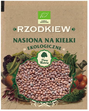 Semi di ravanello bio per germogli 30 g