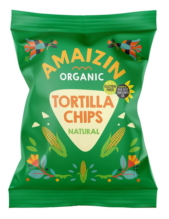 Chips di mais salate senza glutine Biologiche 75 g – Amaizin