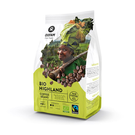 Caffè in grani Arabica/Robusta di montagna Fair Trade Biologico 250 g – Oxfam Fair Trade