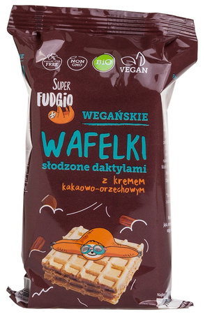 Wafer biologici con crema dolcificata con datteri 4 x 30 g – Super Fudgio