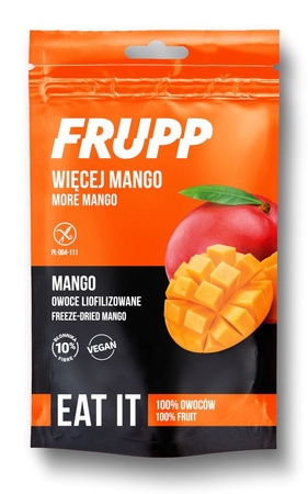 Frutta liofilizzata mango Celiko, 15 g – Frupp