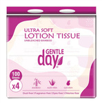 Salviette di bambù con aloe e glicerina (4 x 100 pezzi) 400 pezzi – Gentle Day