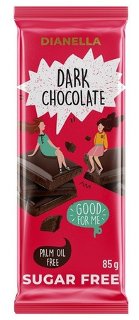Cioccolato amaro senza zucchero 85 g