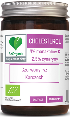 Compresse per livelli normali di colesterolo integratore alimentare bio 100 pz. (400 mg) - Be Organic