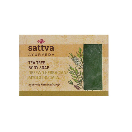 Saponetta per il corpo al Tea Tree 125 g - Sattva