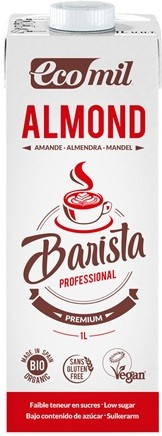 Bevanda vegetale alla mandorla Barista biologica senza glutine 1 l – Ecomil