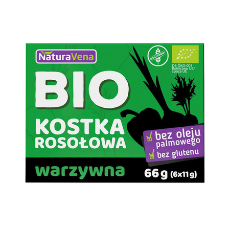 Dado vegetale senza glutine Biologico 66 g – Naturavena
