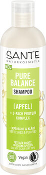 Shampoo normalizzante per capelli grassi complesso di mele e proteine eco 250 ml - SANTE