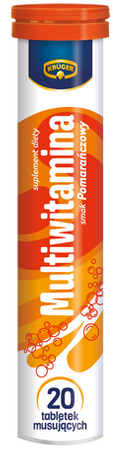 Multivitaminico gusto arancia 20 compresse effervescenti - Vital Power